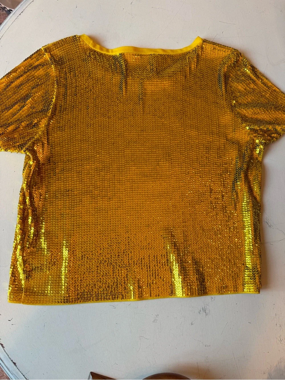 Los Angeles Lakers Gold Sequin women’s tee